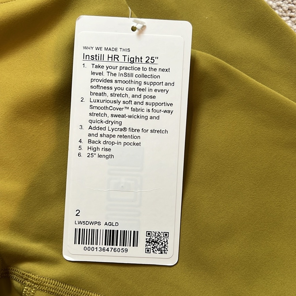 LULULEMON instill hr tight - Picture 5 of 5